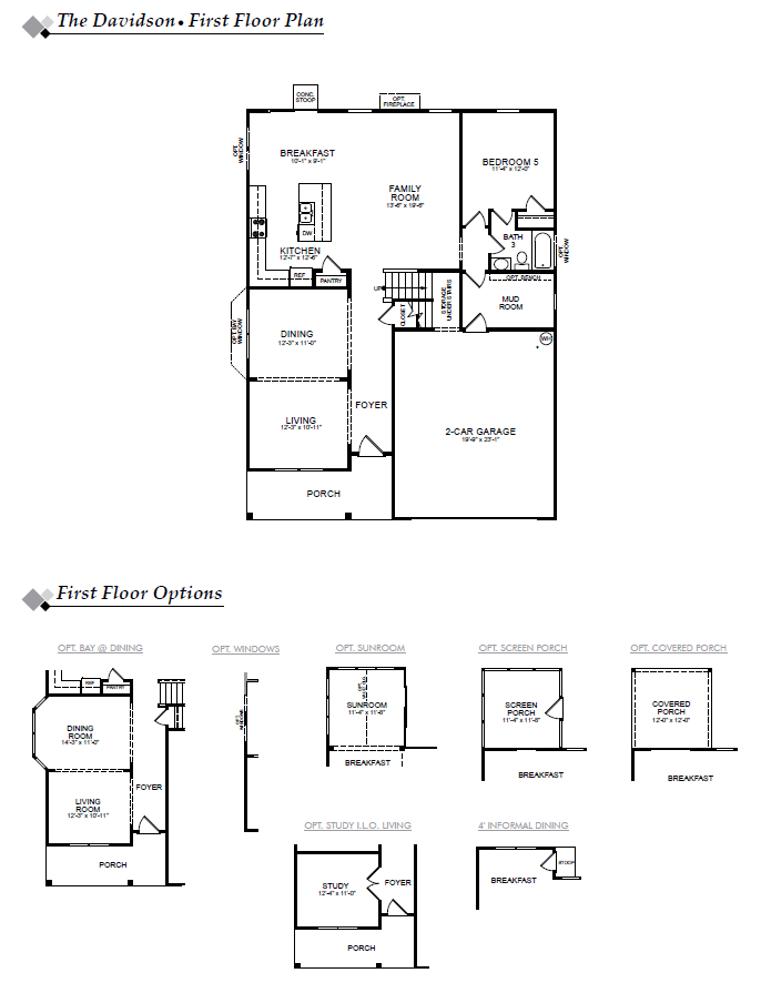 Davidson 040 MoveIn Ready Homes in Greensboro, NC Eastwood Homes